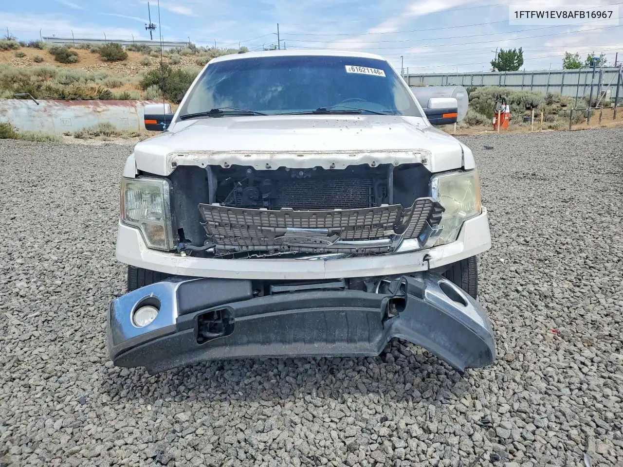2010 Ford F150 Supercrew VIN: 1FTFW1EV8AFB16967 Lot: 61621146