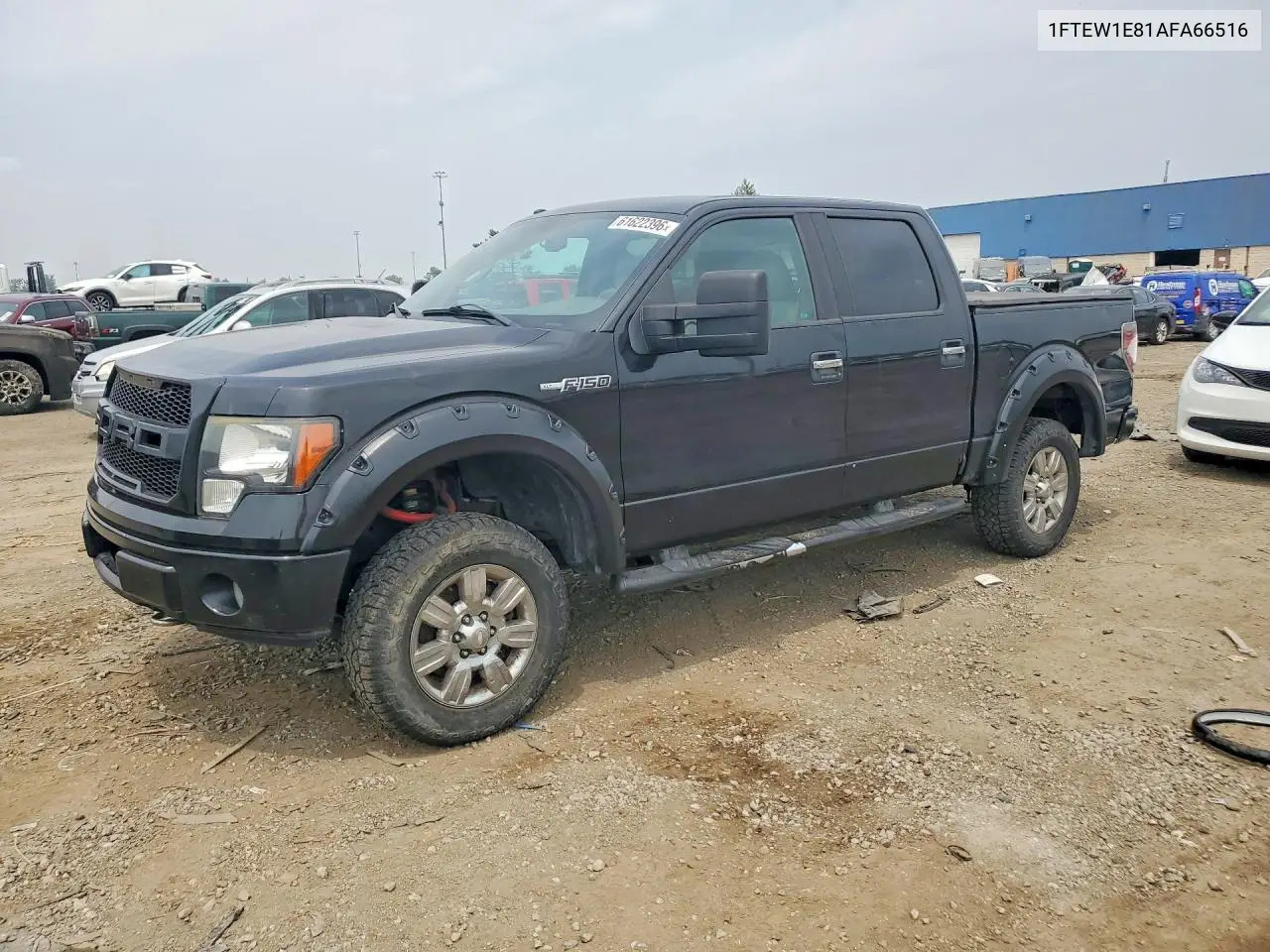2010 Ford F150 Supercrew VIN: 1FTEW1E81AFA66516 Lot: 61622396