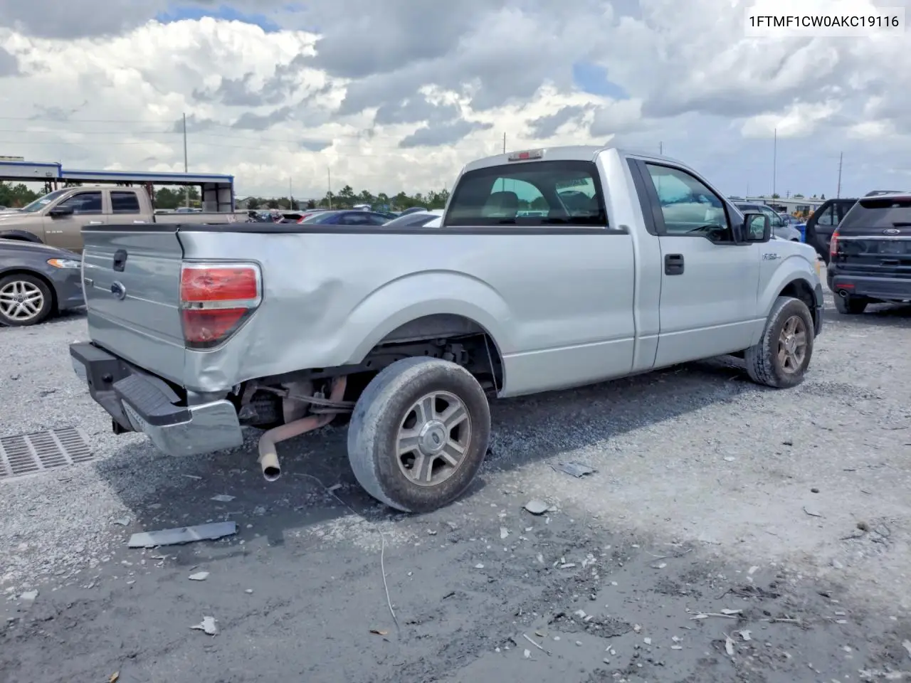 2010 Ford F150 VIN: 1FTMF1CW0AKC19116 Lot: 61859096
