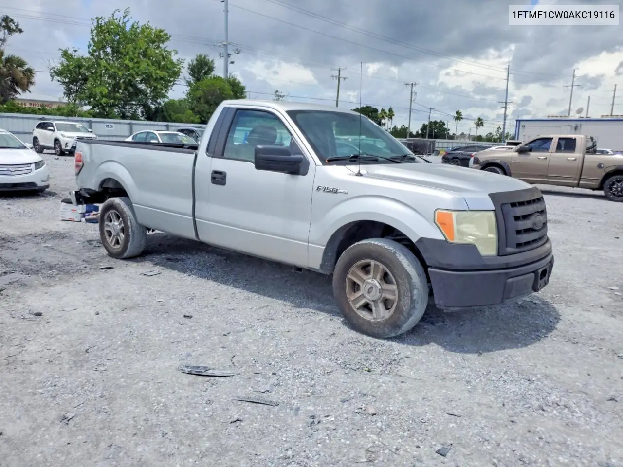 2010 Ford F150 VIN: 1FTMF1CW0AKC19116 Lot: 61859096