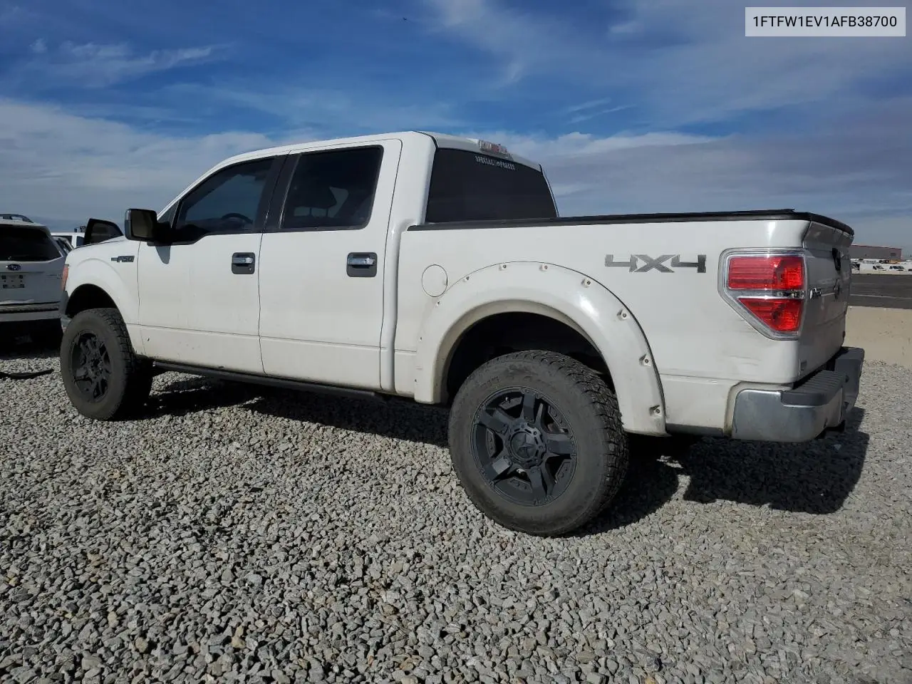 1FTFW1EV1AFB38700 2010 Ford F150 Supercrew