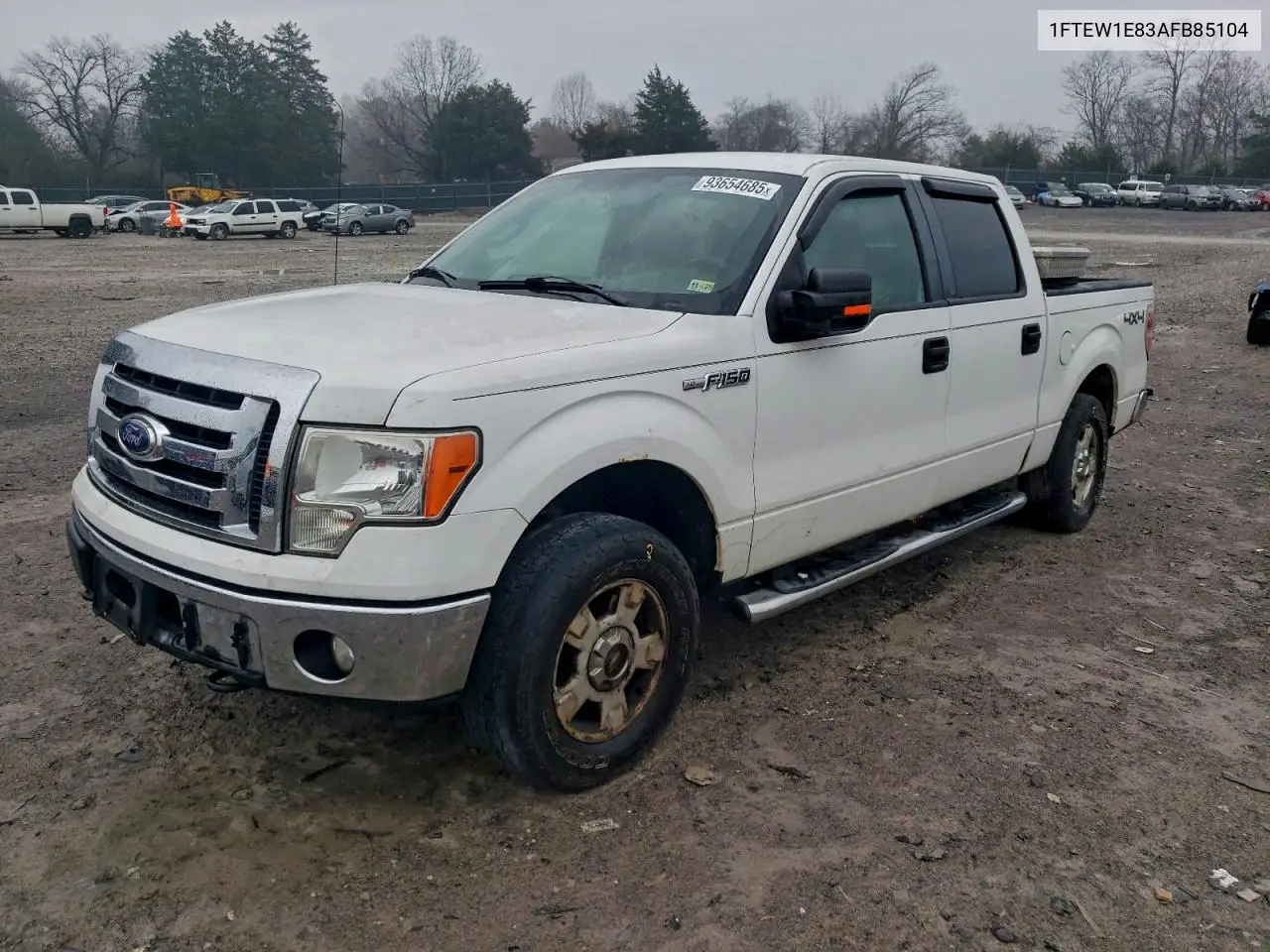1FTEW1E83AFB85104 2010 Ford F150 Supercrew