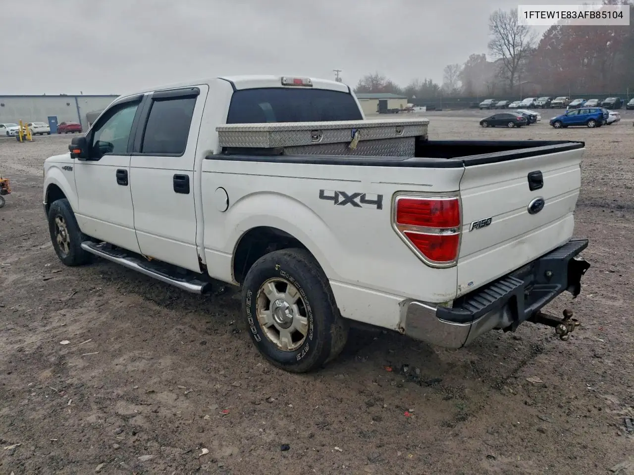 1FTEW1E83AFB85104 2010 Ford F150 Supercrew