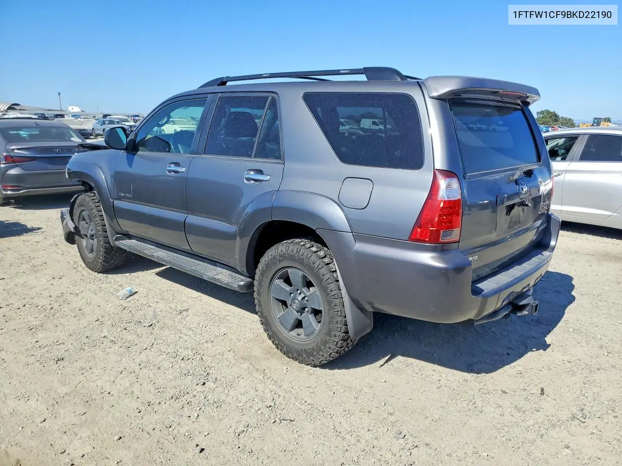 2011 Ford F150 Supercrew VIN: 1FTFW1CF9BKD22190 Lot: 85984435