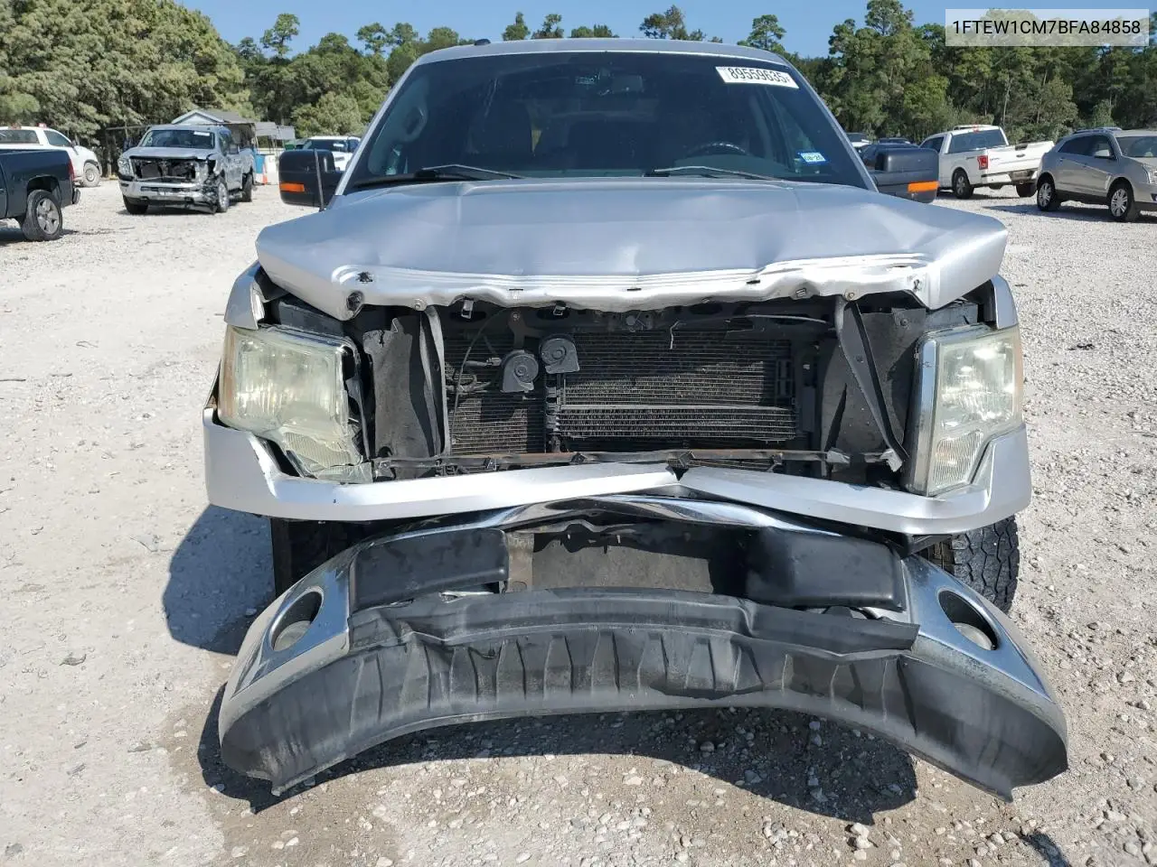 1FTEW1CM7BFA84858 2011 Ford F150 Supercrew