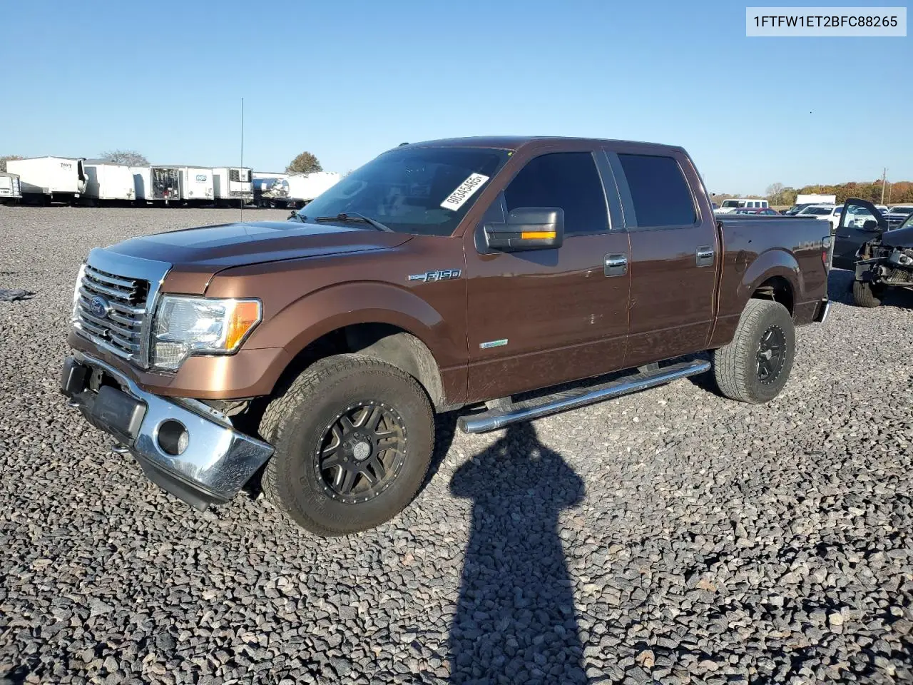 1FTFW1ET2BFC88265 2011 Ford F150 Supercrew