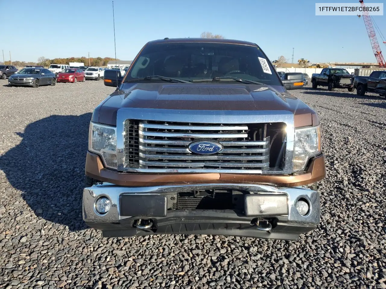 1FTFW1ET2BFC88265 2011 Ford F150 Supercrew