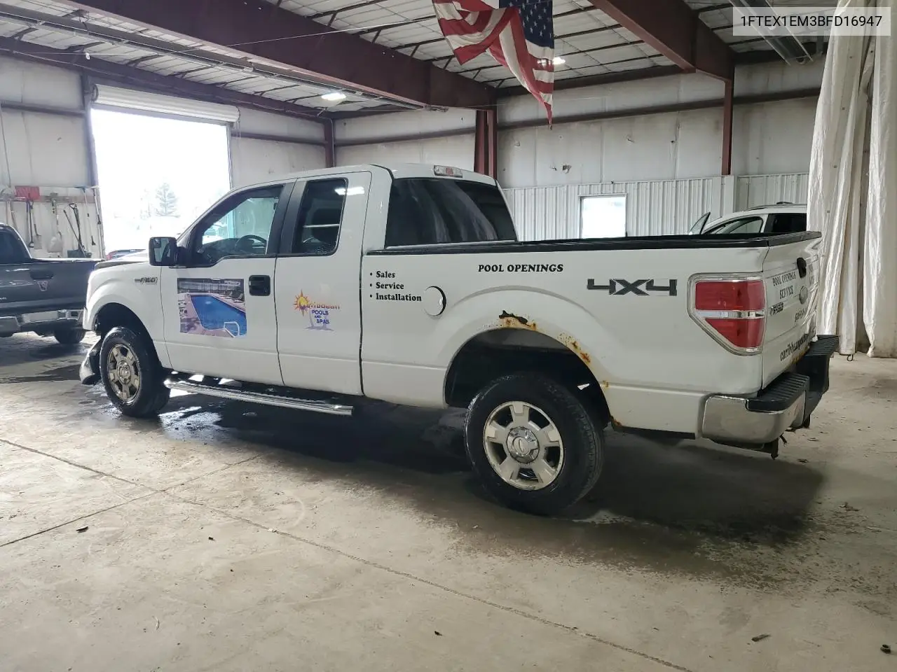 1FTEX1EM3BFD16947 2011 Ford F150 Super Cab