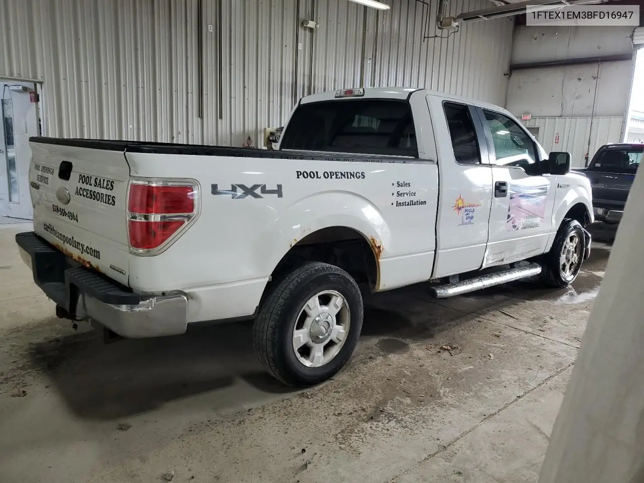 1FTEX1EM3BFD16947 2011 Ford F150 Super Cab