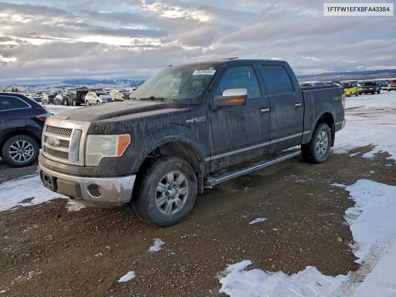 1FTFW1EFXBFA43384 2011 Ford F150 Supercrew