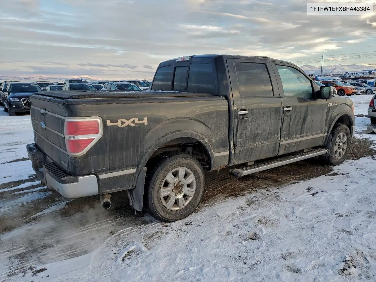 1FTFW1EFXBFA43384 2011 Ford F150 Supercrew