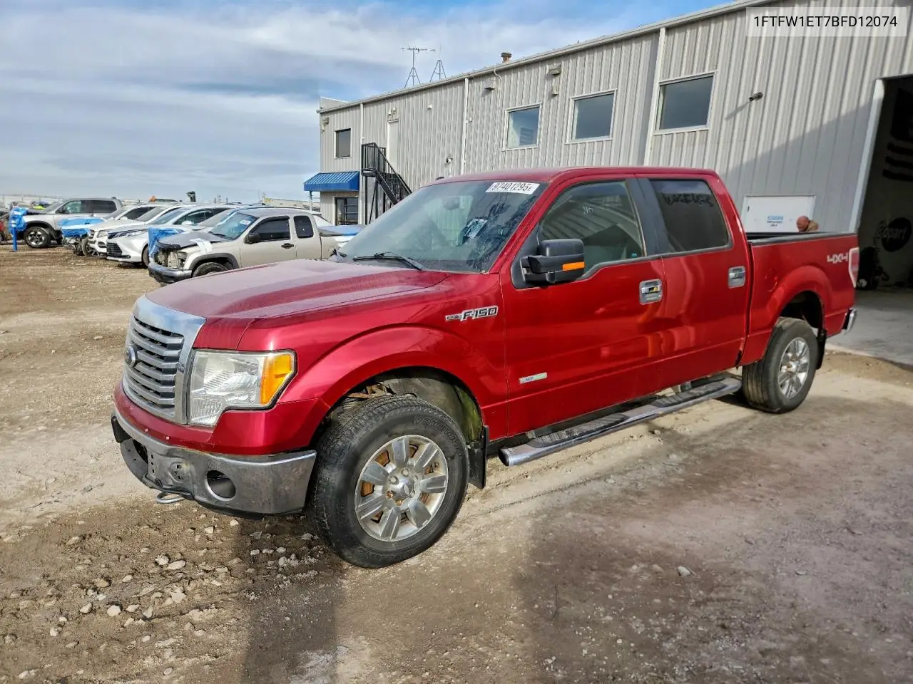1FTFW1ET7BFD12074 2011 Ford F150 Supercrew