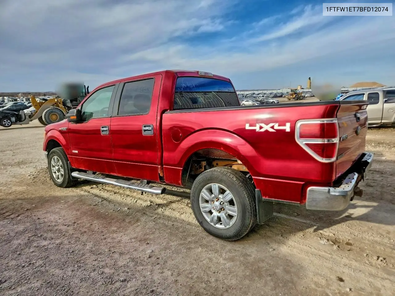 1FTFW1ET7BFD12074 2011 Ford F150 Supercrew
