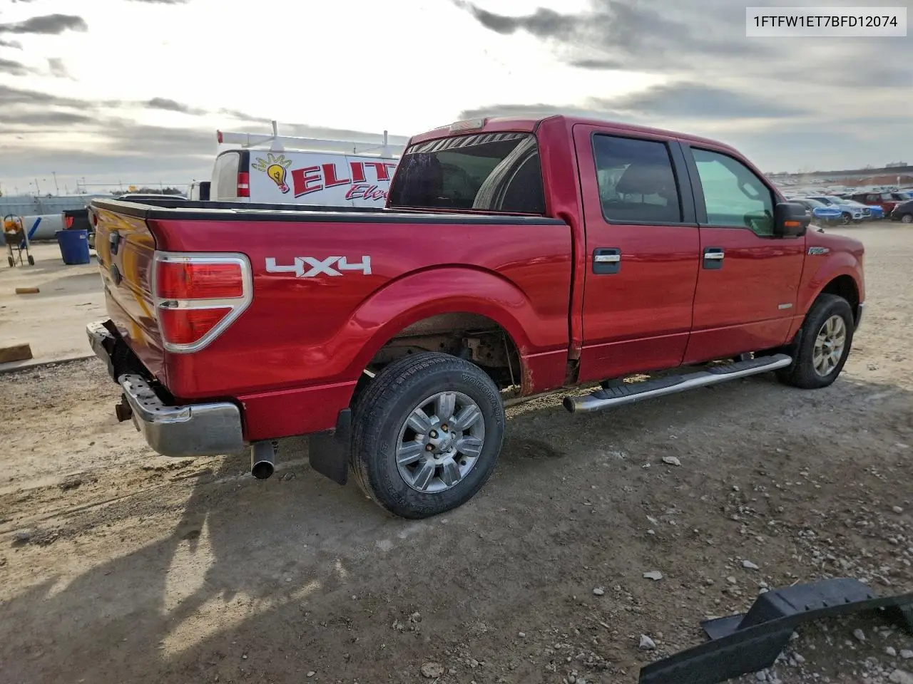 1FTFW1ET7BFD12074 2011 Ford F150 Supercrew