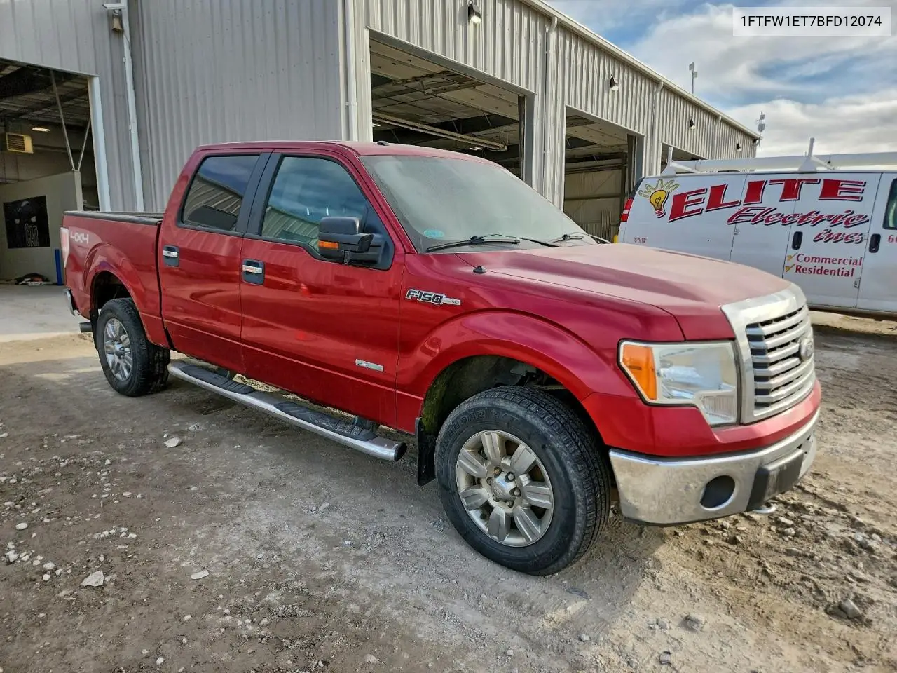 1FTFW1ET7BFD12074 2011 Ford F150 Supercrew