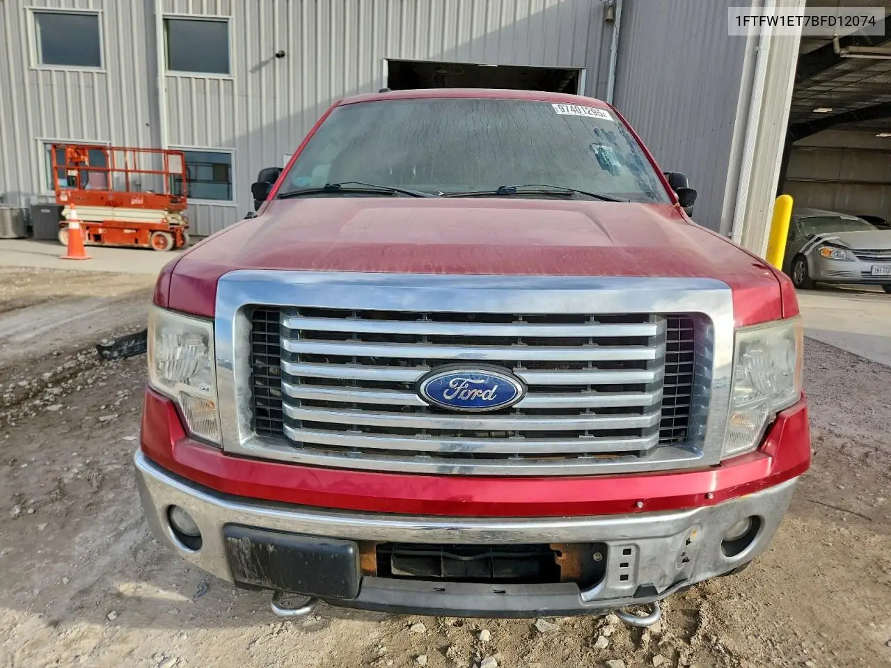 1FTFW1ET7BFD12074 2011 Ford F150 Supercrew