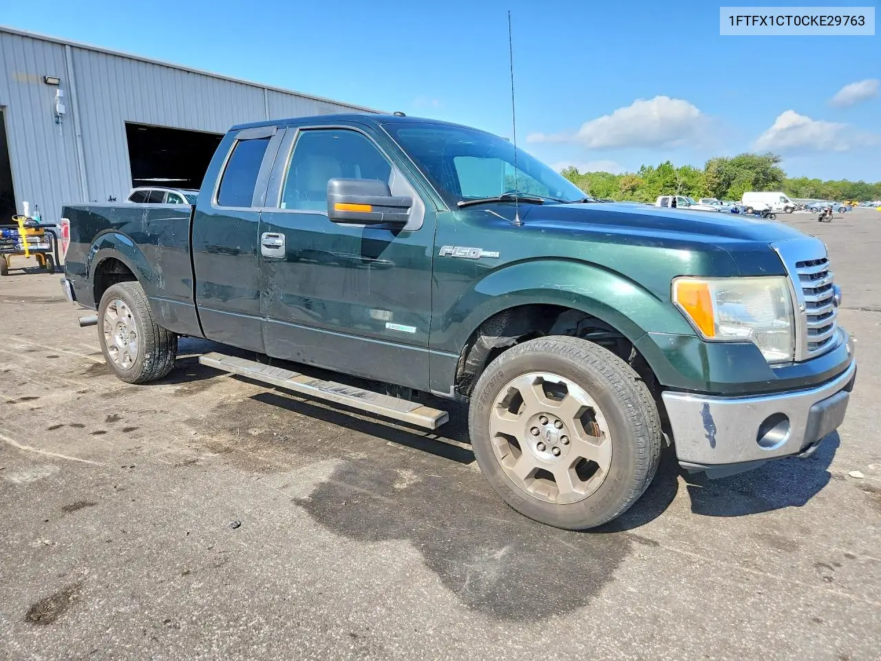 2012 Ford F150 Super Cab VIN: 1FTFX1CT0CKE29763 Lot: 60843226