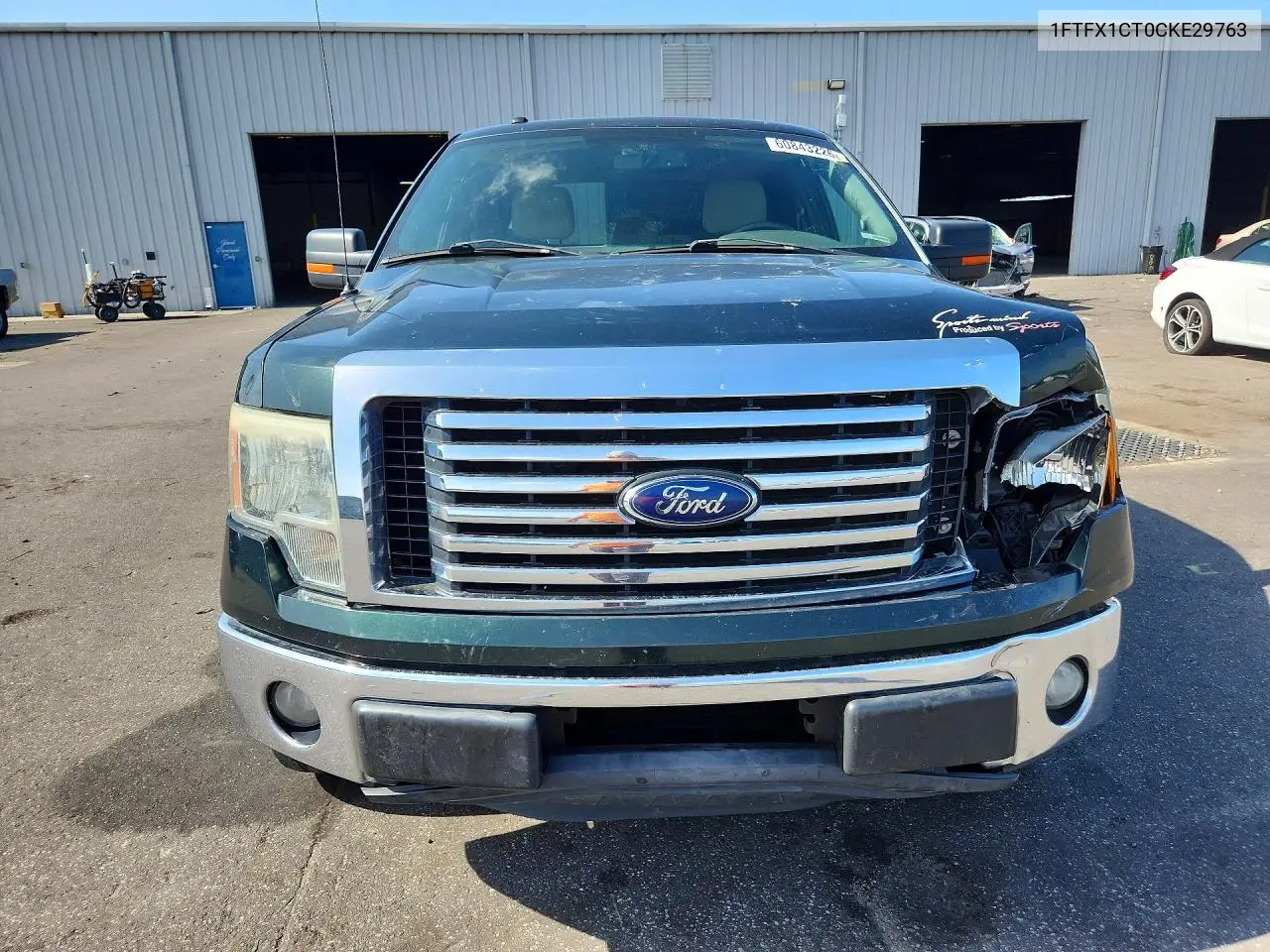 2012 Ford F150 Super Cab VIN: 1FTFX1CT0CKE29763 Lot: 60843226