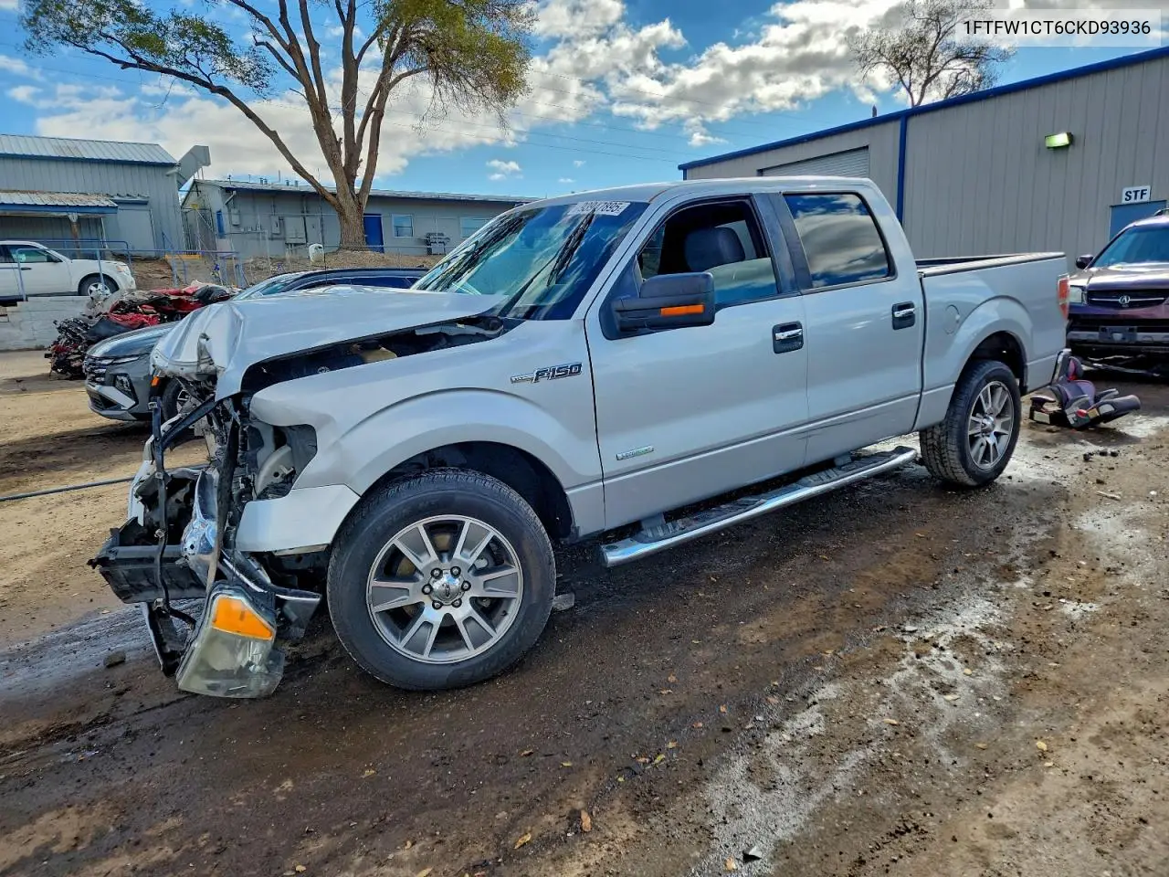 1FTFW1CT6CKD93936 2012 Ford F150 Supercrew