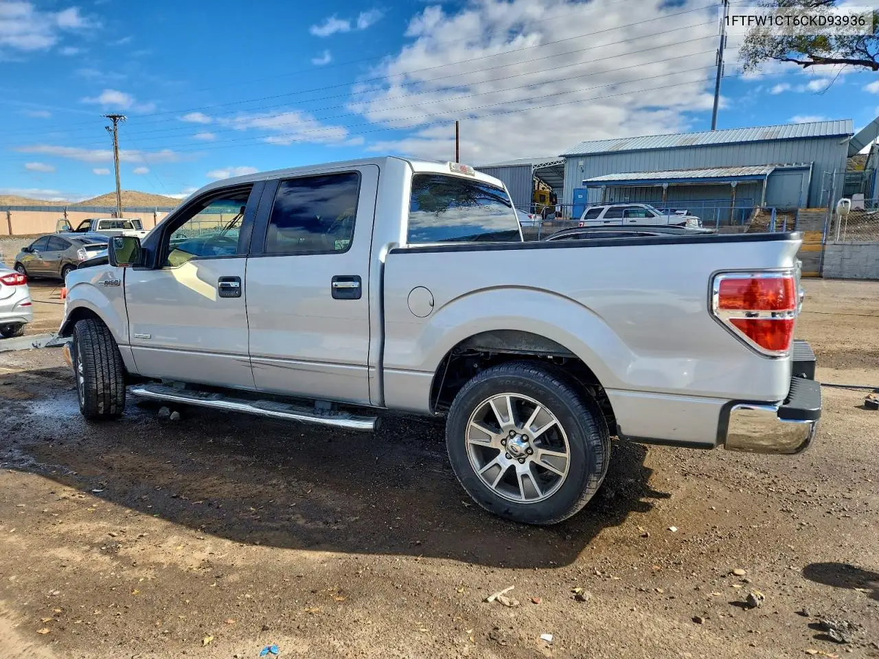 1FTFW1CT6CKD93936 2012 Ford F150 Supercrew