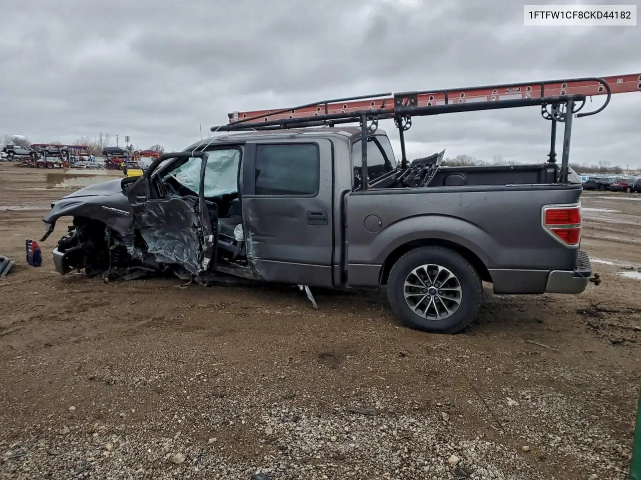 1FTFW1CF8CKD44182 2012 Ford F150 Supercrew