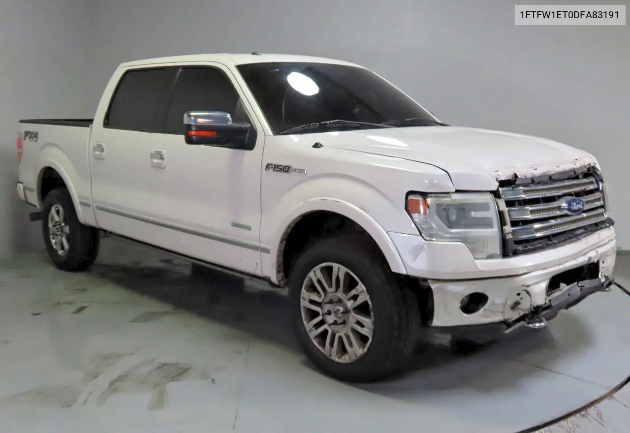1FTFW1ET0DFA83191 2013 Ford F150 Supercrew