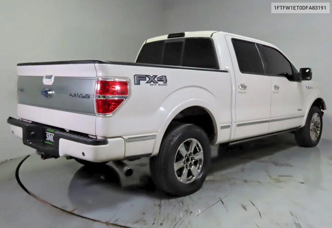 1FTFW1ET0DFA83191 2013 Ford F150 Supercrew