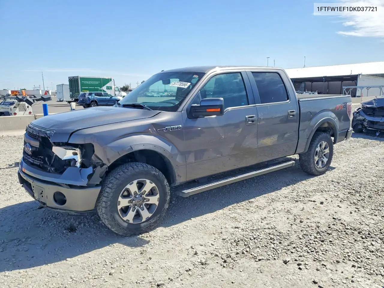 2013 Ford F150 Supercrew VIN: 1FTFW1EF1DKD37721 Lot: 57778566