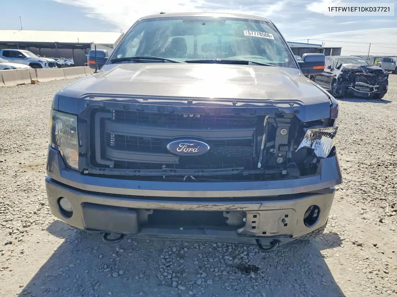 2013 Ford F150 Supercrew VIN: 1FTFW1EF1DKD37721 Lot: 57778566
