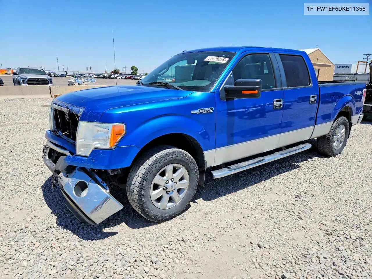 2013 Ford F150 Supercrew VIN: 1FTFW1EF6DKE11358 Lot: 58095296