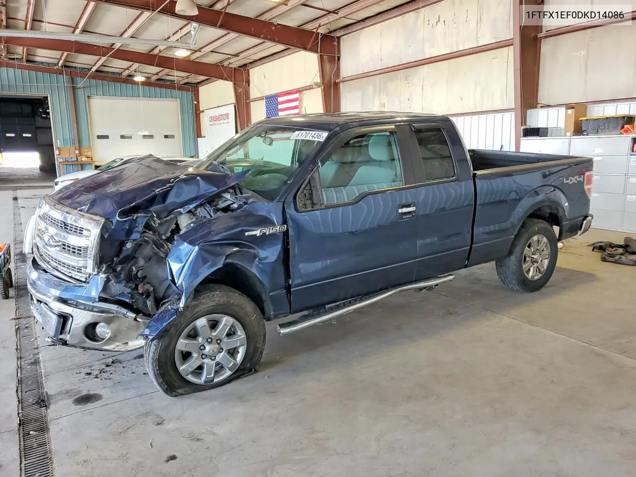 2013 Ford F150 Super Cab VIN: 1FTFX1EF0DKD14086 Lot: 61701436