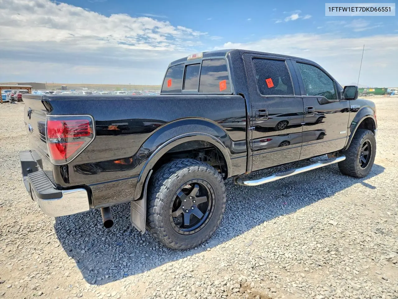 2013 Ford F150 Supercrew VIN: 1FTFW1ET7DKD66551 Lot: 61971676