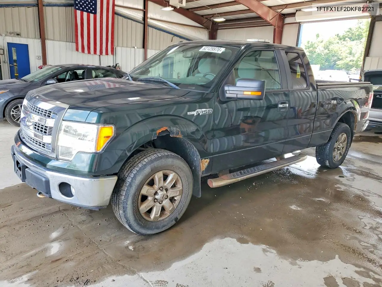 1FTFX1EF2DKF82721 2013 Ford F150 Super Cab
