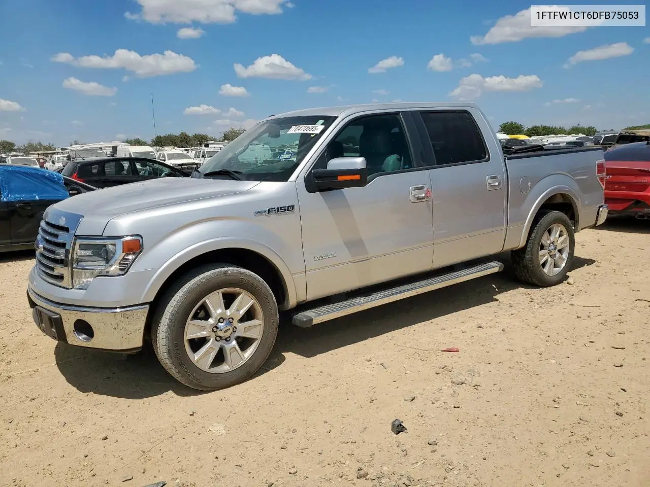 1FTFW1CT6DFB75053 2013 Ford F150 Supercrew