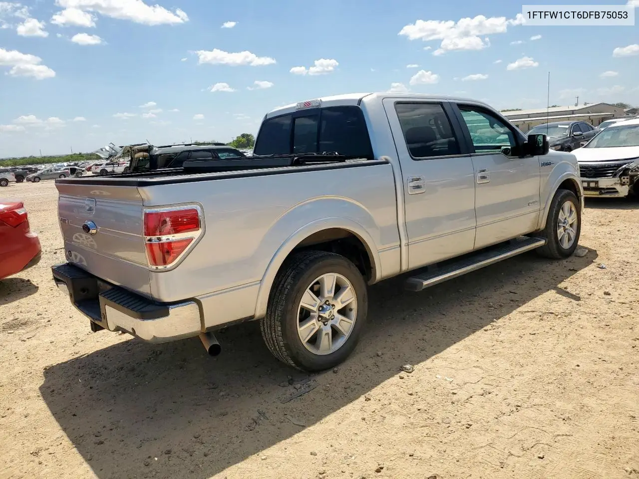 1FTFW1CT6DFB75053 2013 Ford F150 Supercrew