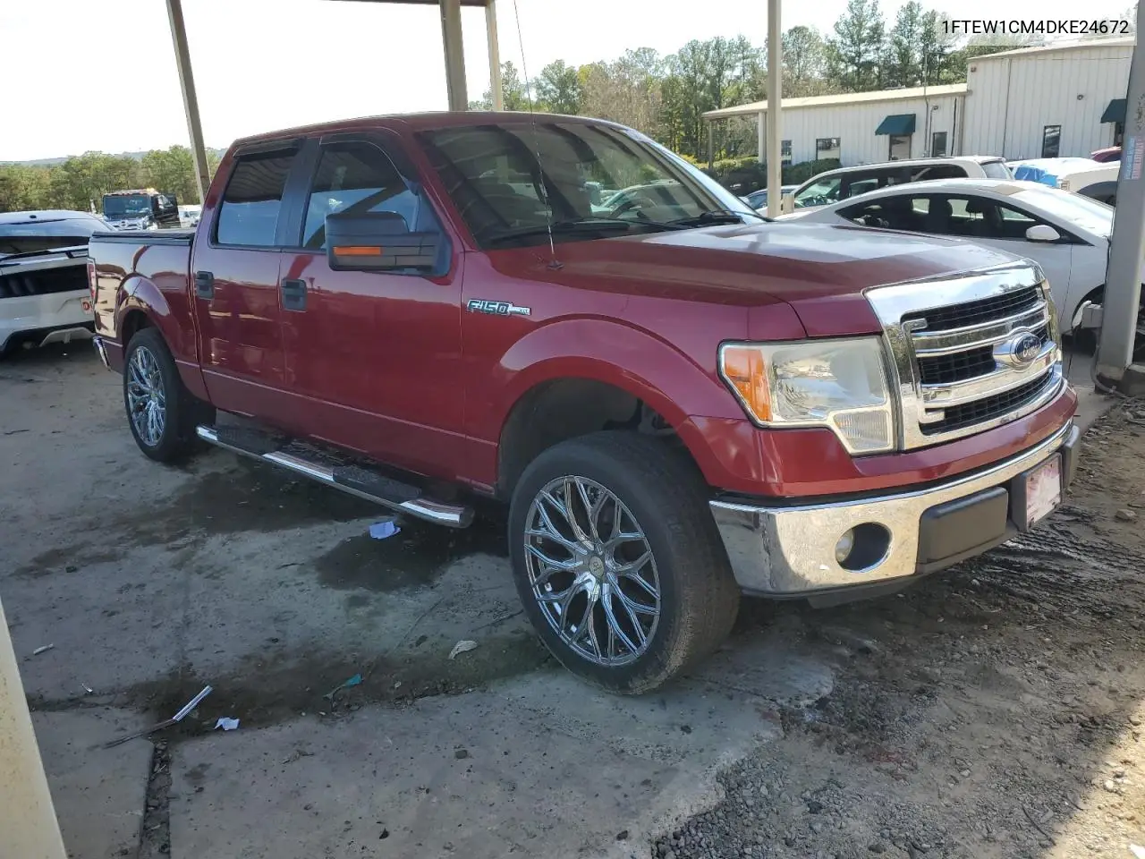 1FTEW1CM4DKE24672 2013 Ford F150 Supercrew