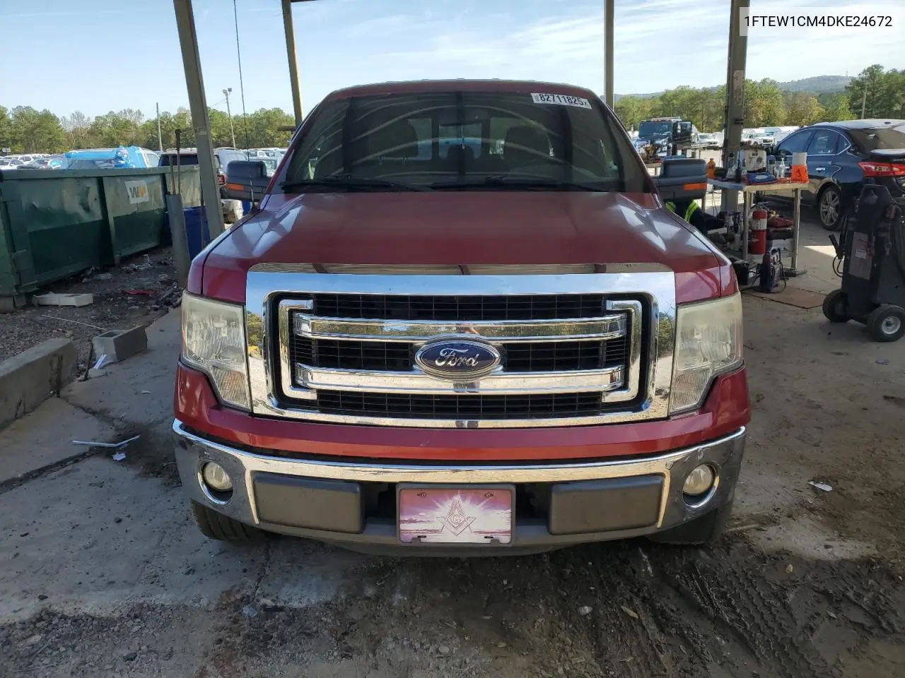 1FTEW1CM4DKE24672 2013 Ford F150 Supercrew