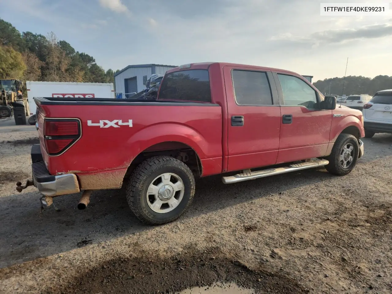 1FTFW1EF4DKE99231 2013 Ford F150 Supercrew