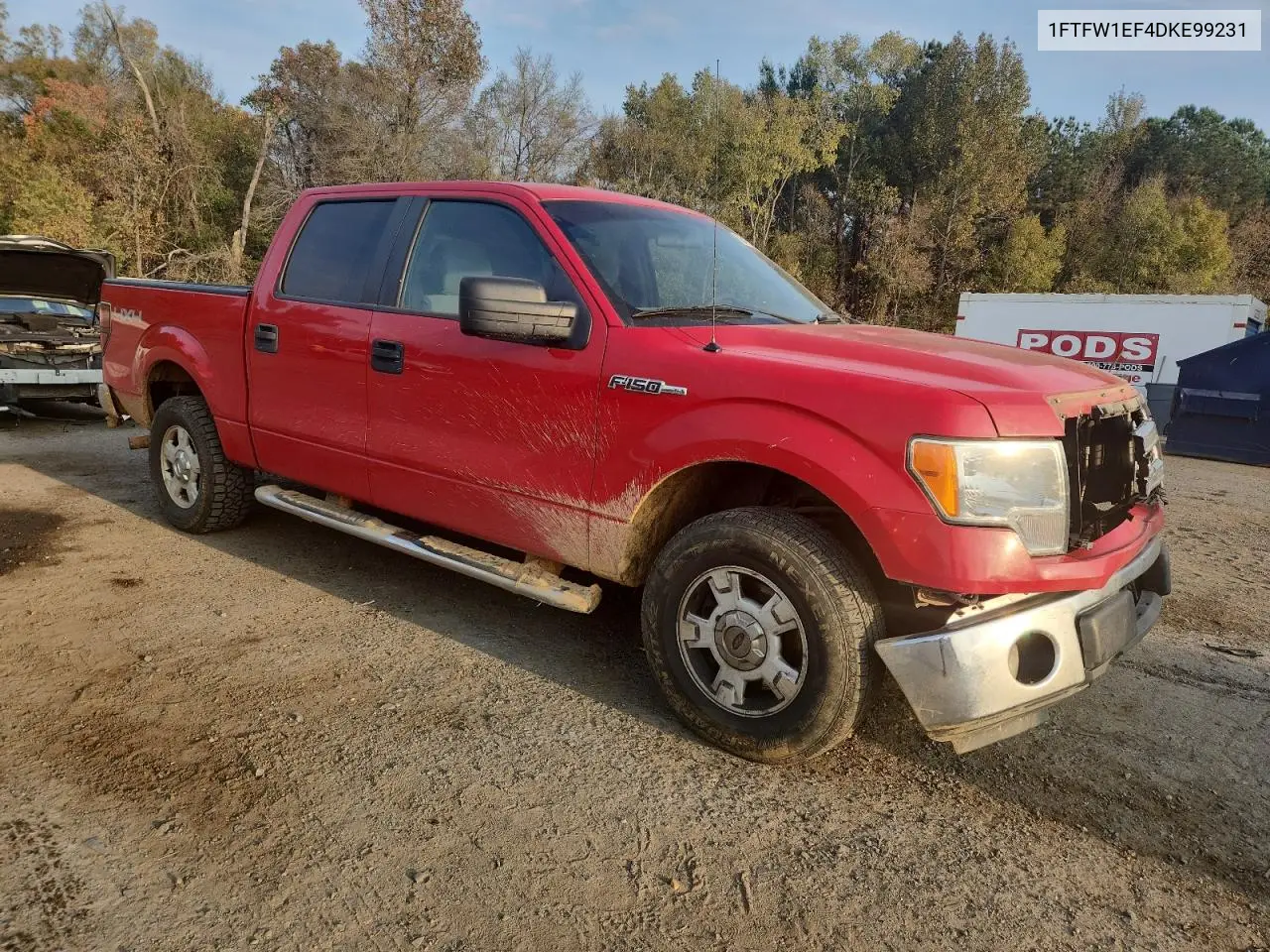 1FTFW1EF4DKE99231 2013 Ford F150 Supercrew