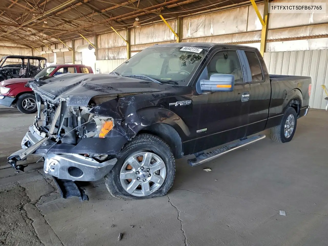 1FTFX1CT5DFB67765 2013 Ford F150 Super Cab
