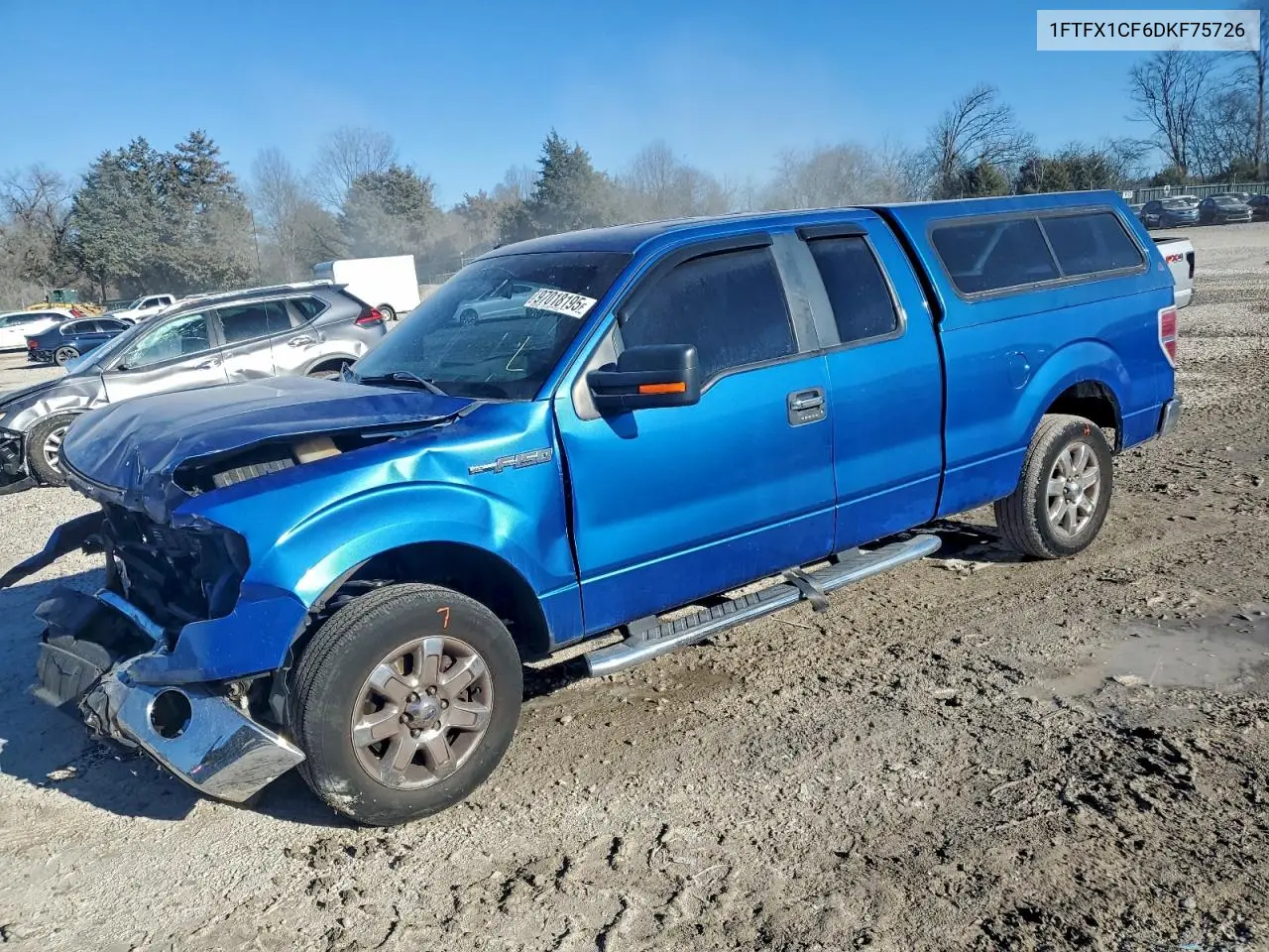 1FTFX1CF6DKF75726 2013 Ford F150 Super Cab