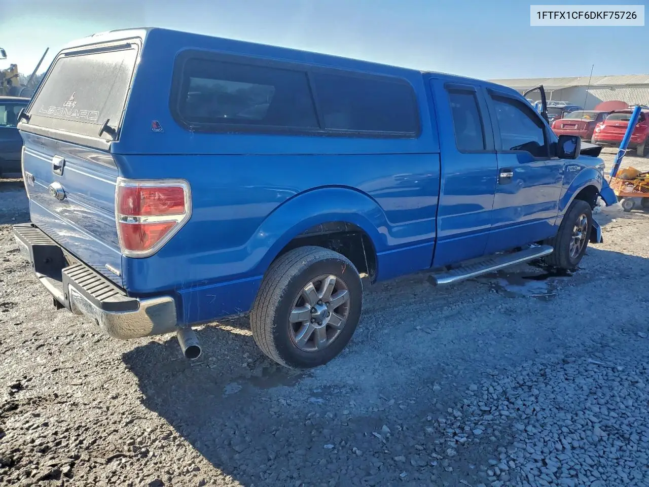 1FTFX1CF6DKF75726 2013 Ford F150 Super Cab