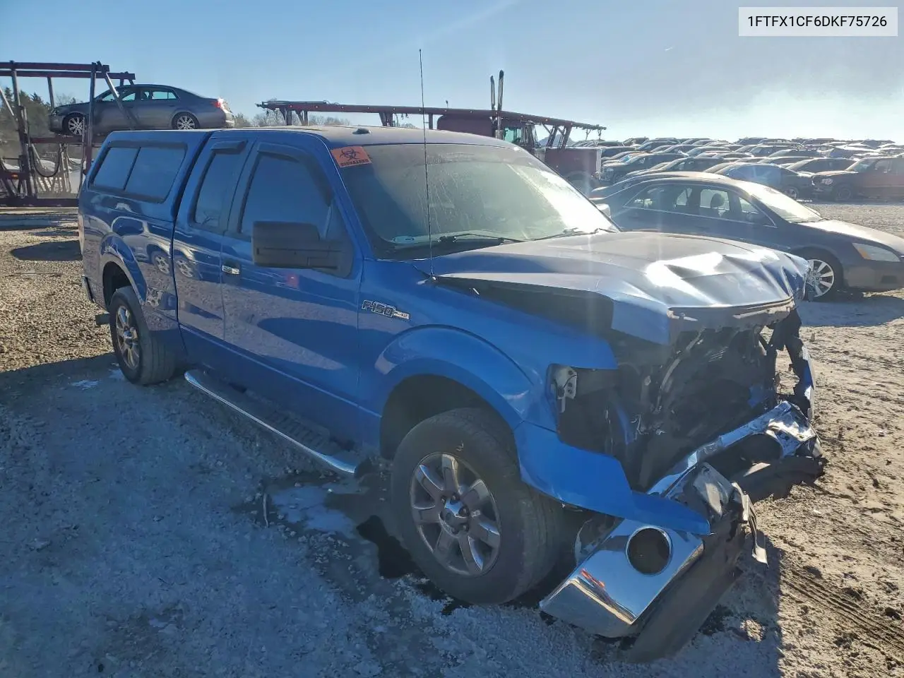 1FTFX1CF6DKF75726 2013 Ford F150 Super Cab