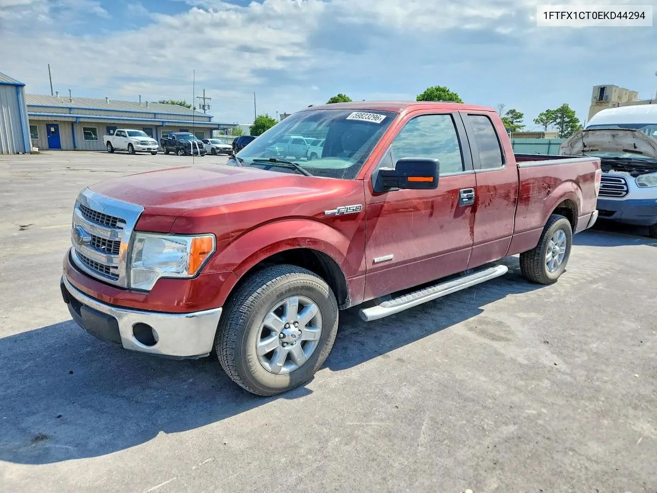 2014 Ford F150 Super Cab VIN: 1FTFX1CT0EKD44294 Lot: 59823296