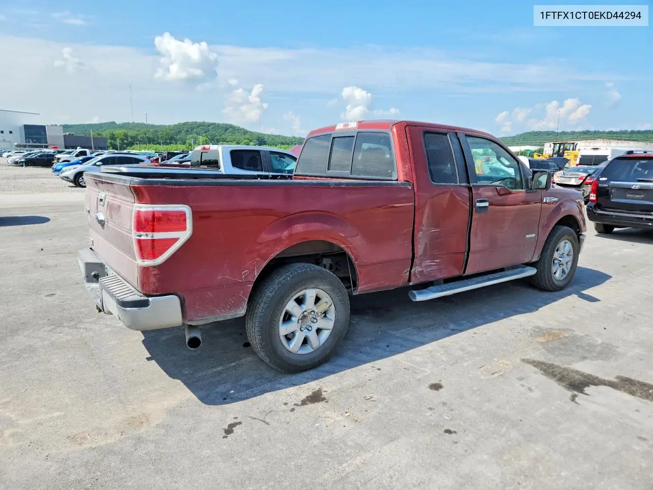 2014 Ford F150 Super Cab VIN: 1FTFX1CT0EKD44294 Lot: 59823296