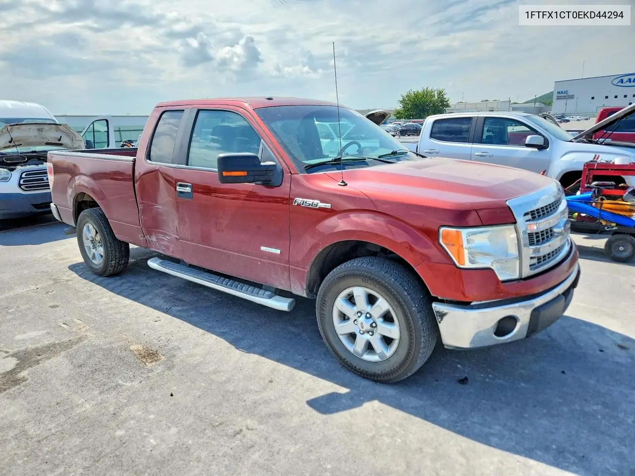 2014 Ford F150 Super Cab VIN: 1FTFX1CT0EKD44294 Lot: 59823296