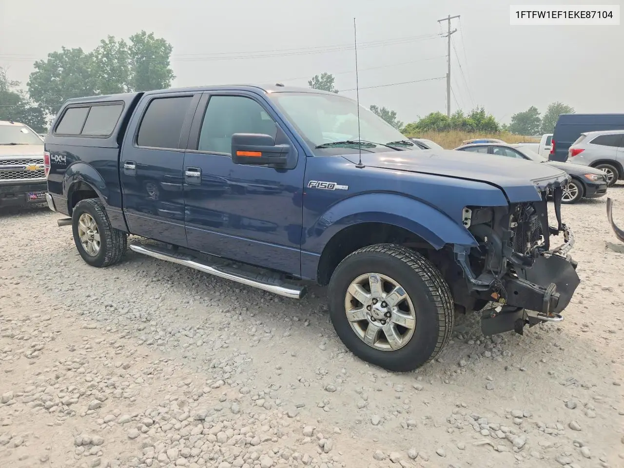2014 Ford F150 Supercrew VIN: 1FTFW1EF1EKE87104 Lot: 60974386