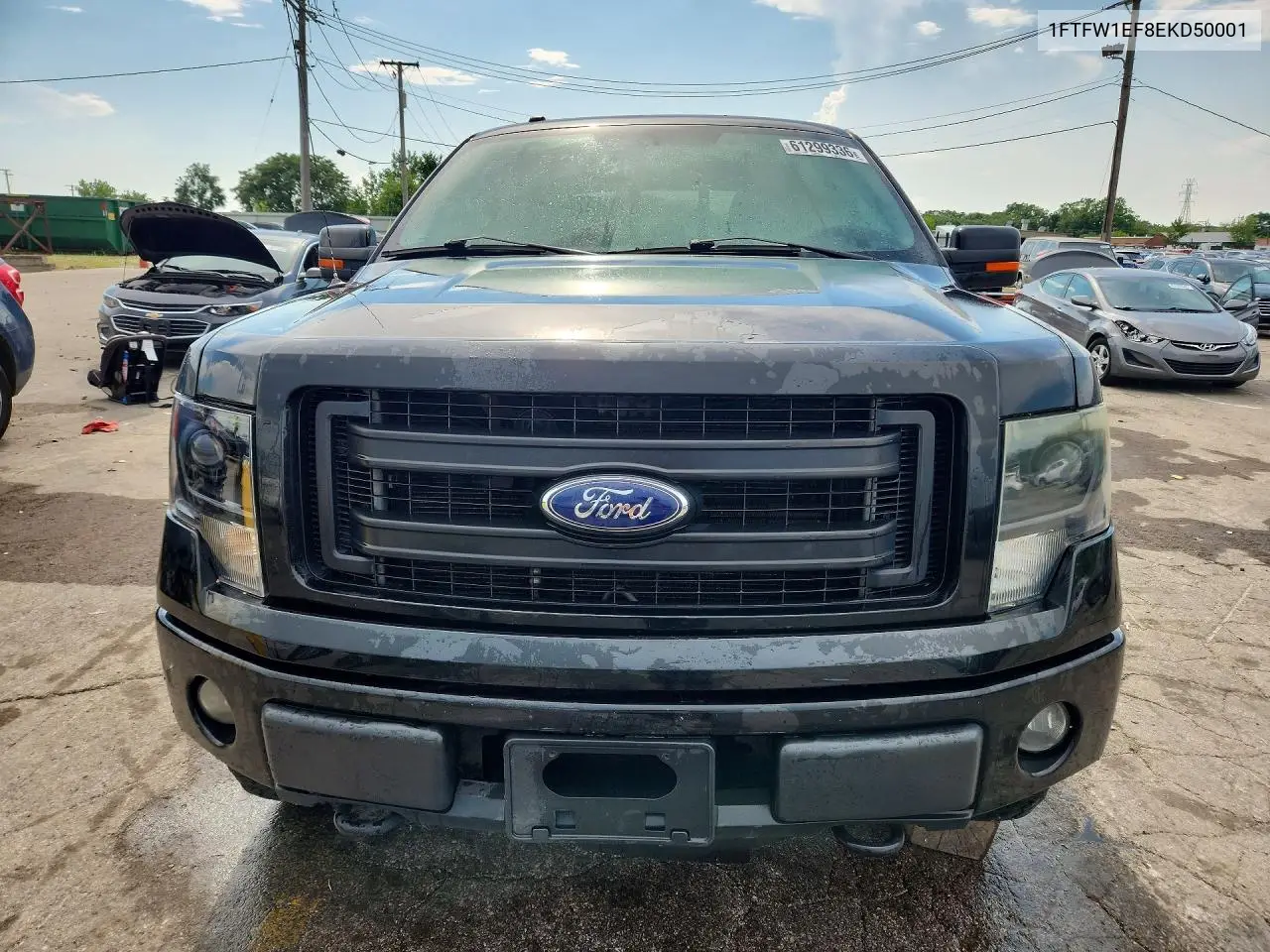 2014 Ford F150 Supercrew VIN: 1FTFW1EF8EKD50001 Lot: 61299336