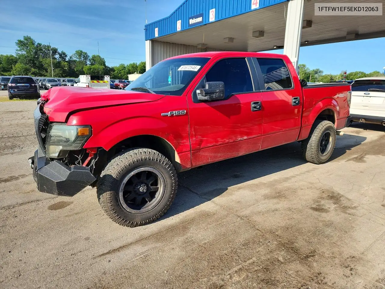 2014 Ford F150 Supercrew VIN: 1FTFW1EF5EKD12063 Lot: 61672546
