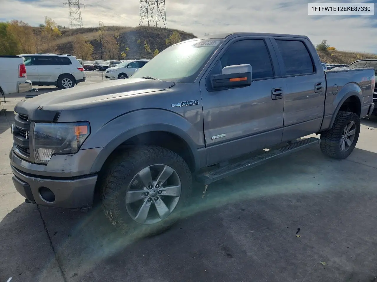 1FTFW1ET2EKE87330 2014 Ford F150 Supercrew